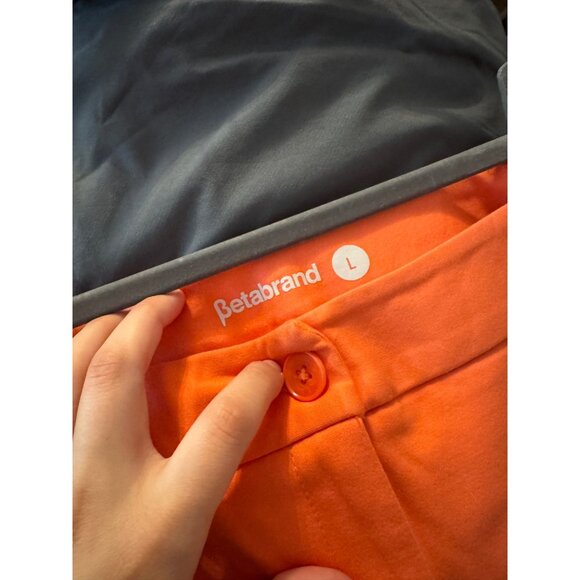 Betabrand Coral Straight Leg Pant Trouser Size Large Womens - Picture 4 of 5